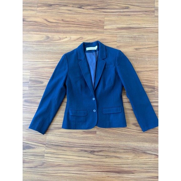 Young Pendleton Jackets & Blazers - Young Pendleton Navy Blue 100% Virgin Wool Blazer Vintage Made in USA Size 7/8